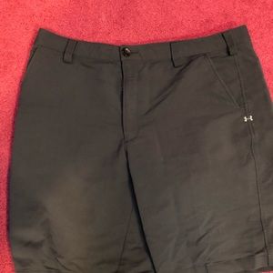 Under Armour golf shorts, black, size 38 waist